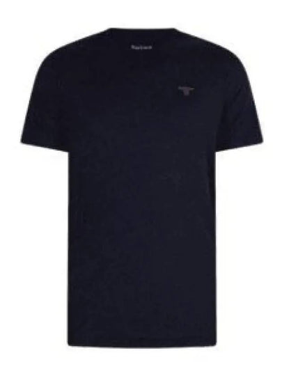 Embroidered Logo Essential Sports Short Sleeve T-Shirt Navy - BARBOUR - BALAAN 2