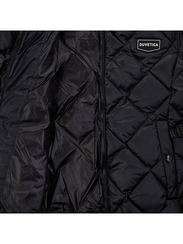 Sora Logo Quilted Short Padding Black - DUVETICA - BALAAN 10