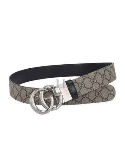 GG Marmont Reversible Leather Belt Beige - GUCCI - BALAAN 2