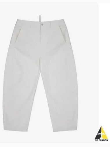 Ackerman curve leg denim pants OPTIC white AKERMANSNW747OPTICwhite - STUDIO NICHOLSON - BALAAN 1