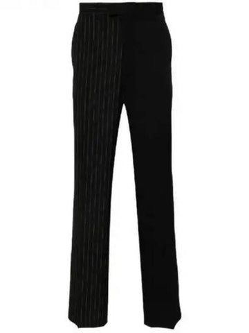 MM6 Margiela Half Tailored Pants Black Stripe SH2KA0006MTN006961 - MAISON MARGIELA - BALAAN 1