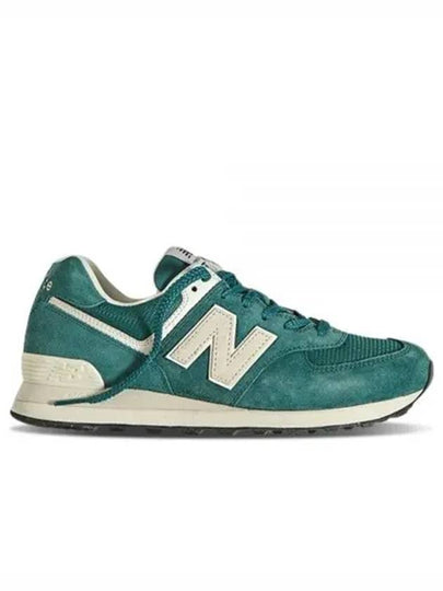 574 Low Top Sneakers Reimagined Green - NEW BALANCE - BALAAN 2