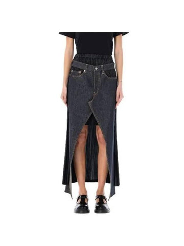 Levi s Denim Insert Pleated Skirt 24PJMS105100D1 - JUNYA WATANABE - BALAAN 1