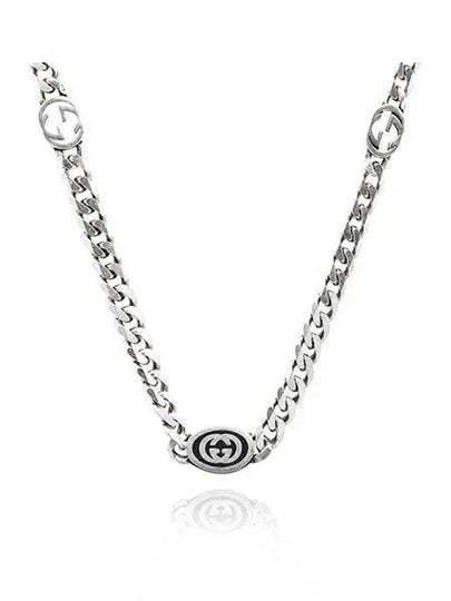 Interlocking G Necklace Silver - GUCCI - BALAAN 2