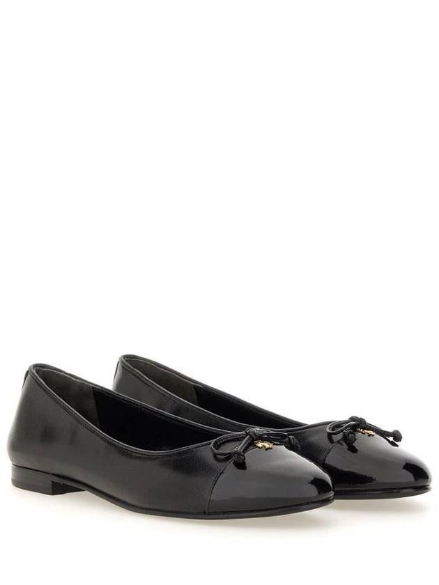 Cap Toe Ballet Flats Black - TORY BURCH - BALAAN 3