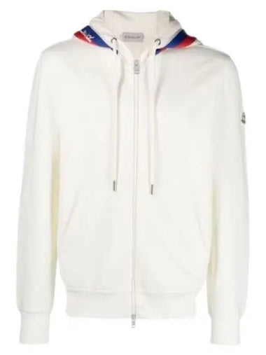 104214 Logo hooded zip up 8G00006 89A1B 032 - MONCLER - BALAAN 1