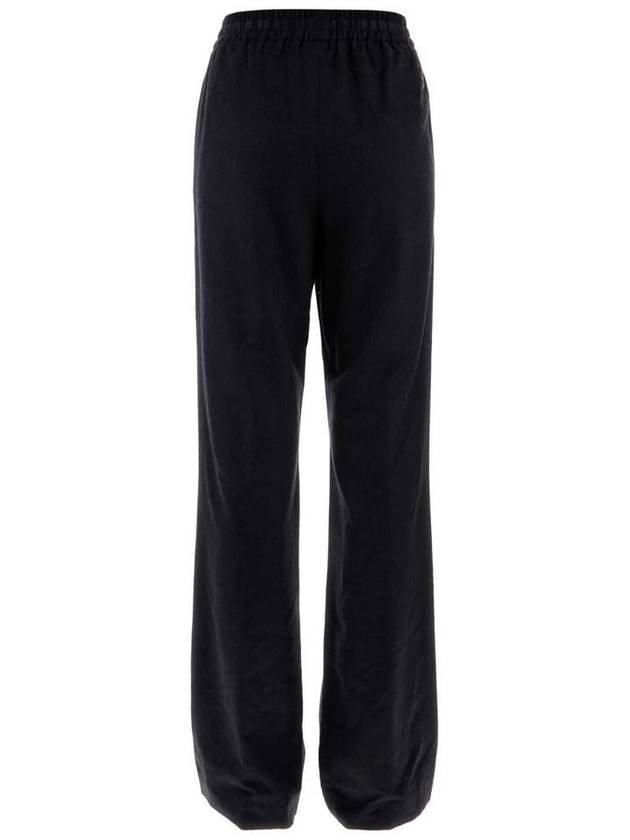 String Banding Wool Track Pants Black - MONCLER - BALAAN 3