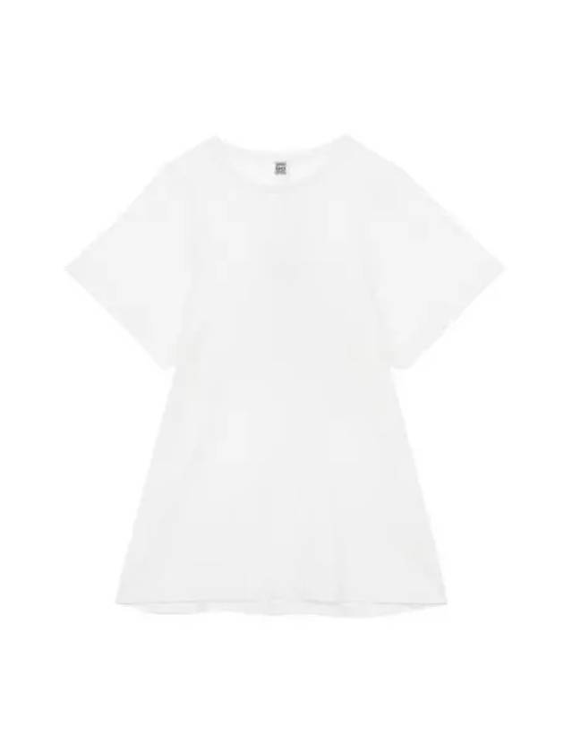 T shirt women curved seam short sleeve white - TOTEME - BALAAN 1