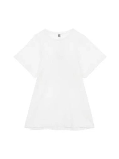 T shirt women curved seam short sleeve white - TOTEME - BALAAN 1