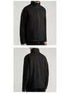 Men's ITIER Logo Zip-up Jacket Black - MONCLER - BALAAN.