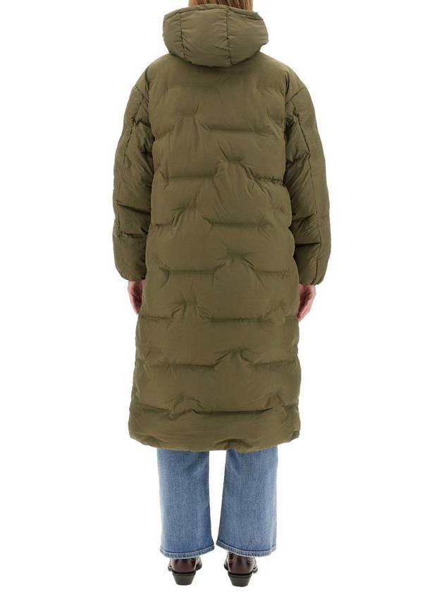 hooded long padded coat F85486710 - GANNI - BALAAN 4