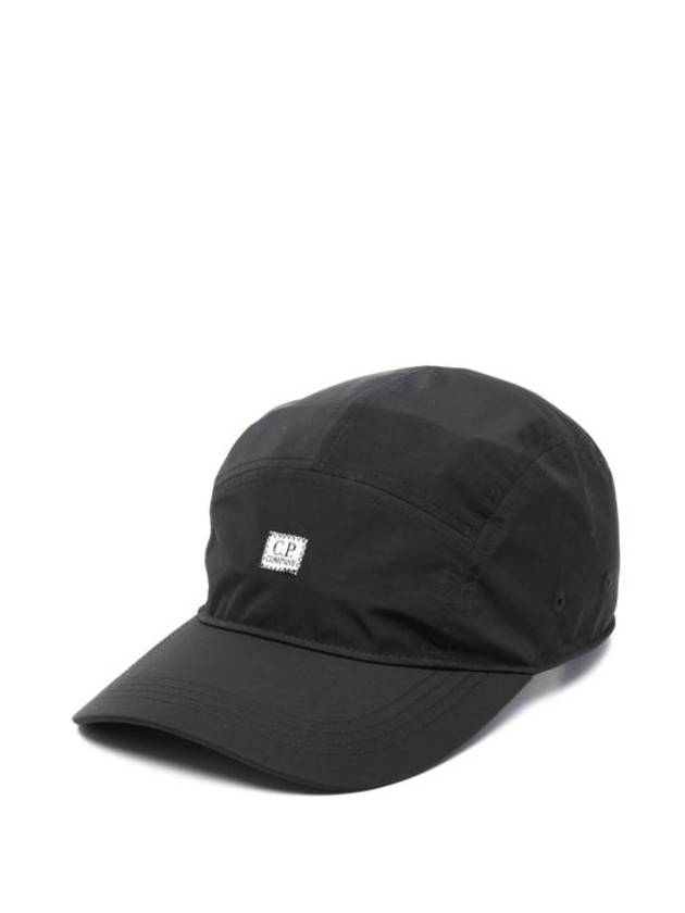 Men's Logo Patch Ball Cap Black - CP COMPANY - BALAAN 2