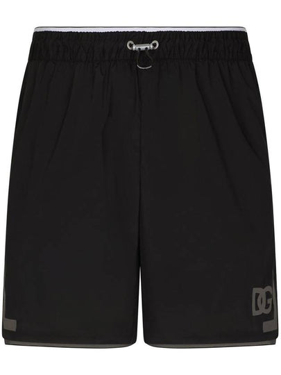 Monogram Print Swim Shorts M4E31THUMLJ - DOLCE&GABBANA - BALAAN 2