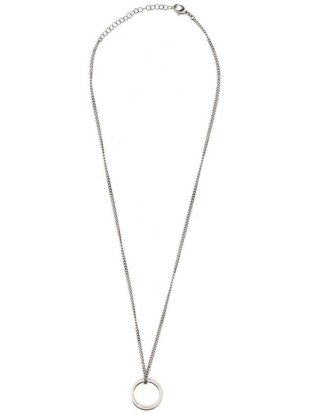 Numeric Minimal Signature Pendant Ring Necklace Silver - MAISON MARGIELA - BALAAN 2