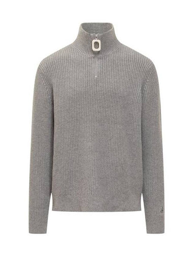 JWA half zip turtleneck gray - JW ANDERSON - BALAAN 1