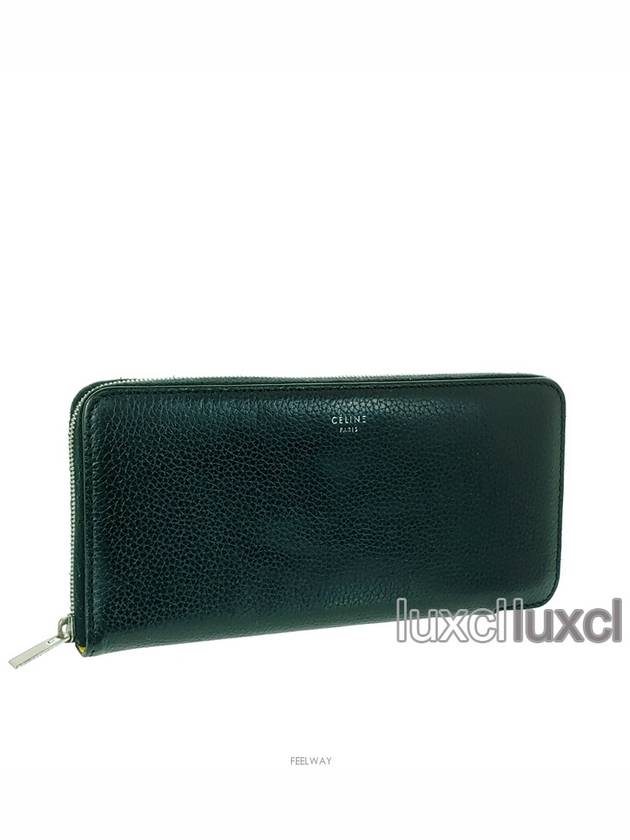 Zipped leather women s long wallet - CELINE - BALAAN 6