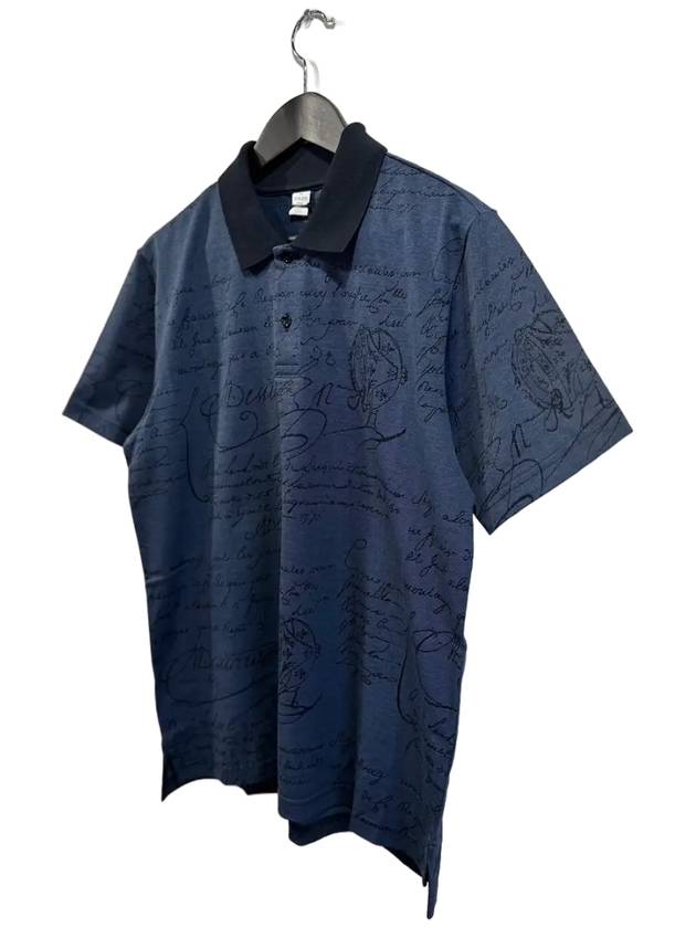 Scritto Polo Shirt Navy - BERLUTI - BALAAN 3