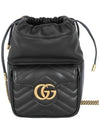 GG Marmont Mini Bag Black - GUCCI - BALAAN 2