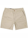 Men's Embroidered Pony Prepster Shorts Tan - POLO RALPH LAUREN - BALAAN 2