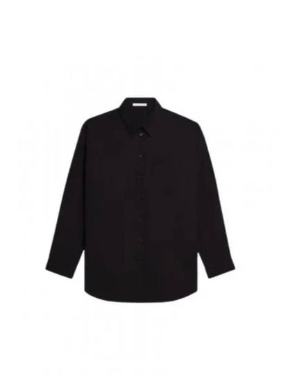 Cotton Button Up Shirt Black - HELMUT LANG - BALAAN 2