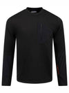 Alonso Crew Neck Long Sleeve T-Shirt Black - J.LINDEBERG - BALAAN 2