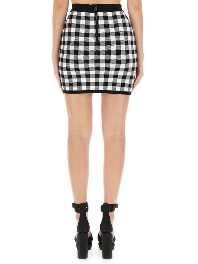 Balmain "Vichy" Skirt - BALMAIN - BALAAN 4