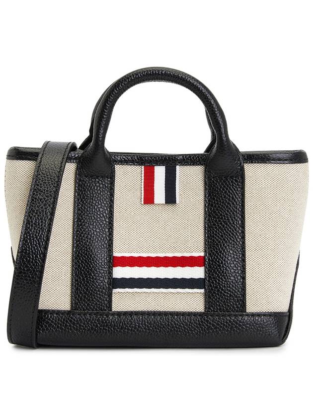 24FW tote bag UAG176AF0492 001 BLACK - THOM BROWNE - BALAAN 2