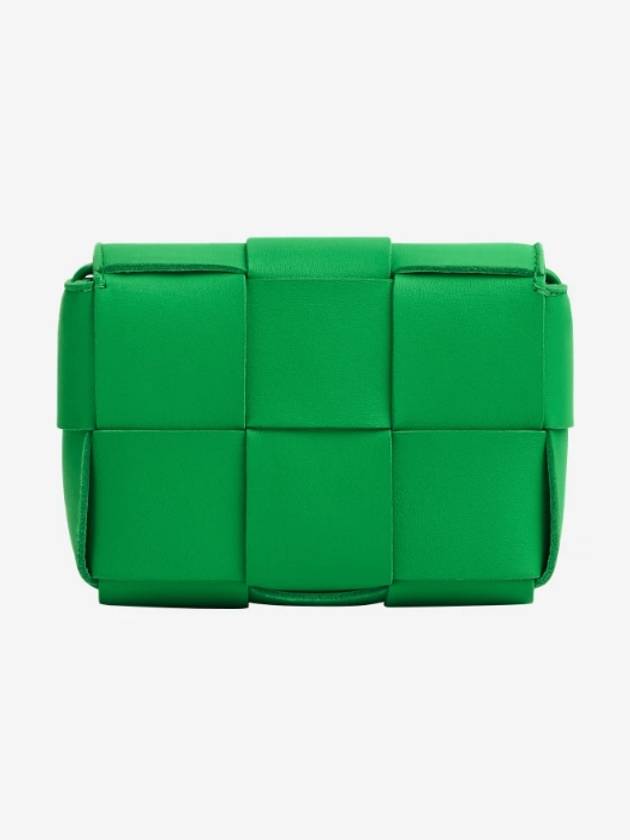 Intrecciato Cassette Small Cross Bag Green - BOTTEGA VENETA - BALAAN 6