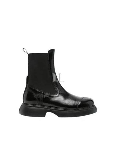 Everyday Mid Chelsea Boots Black - GANNI - BALAAN 2