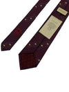 Bee Web Embroider Silk Tie Burgundy - GUCCI - BALAAN 7