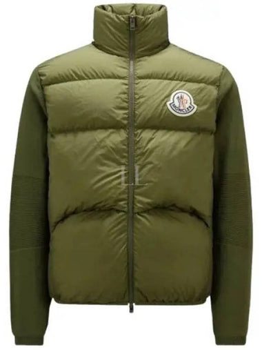 103961 Logo patch padded cardigan 9B00024 M1124 828 - MONCLER - BALAAN 1