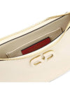 V Logo Classic Leather Chain Shoulder Bag Ivory - VALENTINO - BALAAN 5