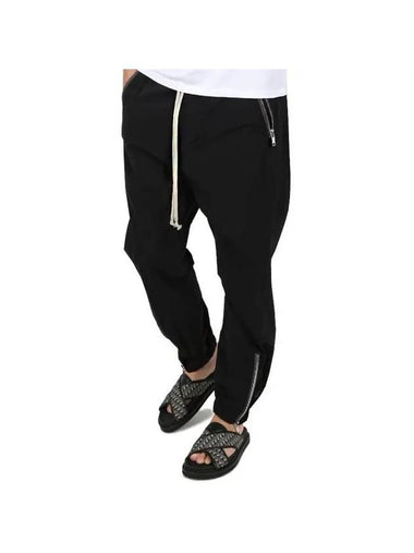 Tecuatl Zipper Track Pants Black - RICK OWENS - BALAAN 1