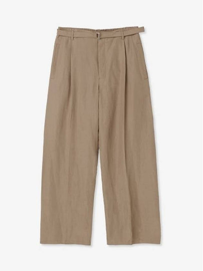 Belted Easy Straight Pants Camel - LEMAIRE - BALAAN 2