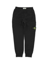 Kids Junior Casual Pants 771661540 000 V0029 BLACK - STONE ISLAND - BALAAN 1