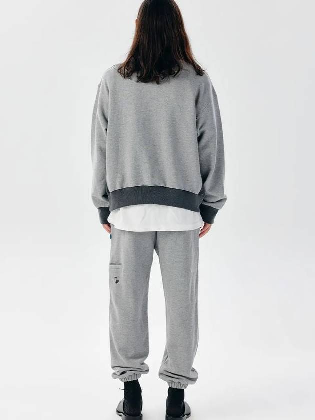 Unisex CHJGPT Snowy Sweat Jogger Pants Gray - CHANCE'S NOI - BALAAN 5