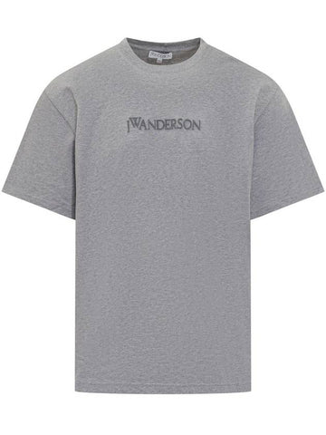 JW Anderson Logo Embroidery Tee - JW ANDERSON - BALAAN 1