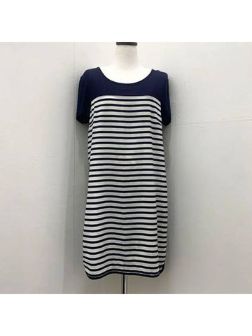 Striped short sleeve dress CA31127 - DKNY - BALAAN 1