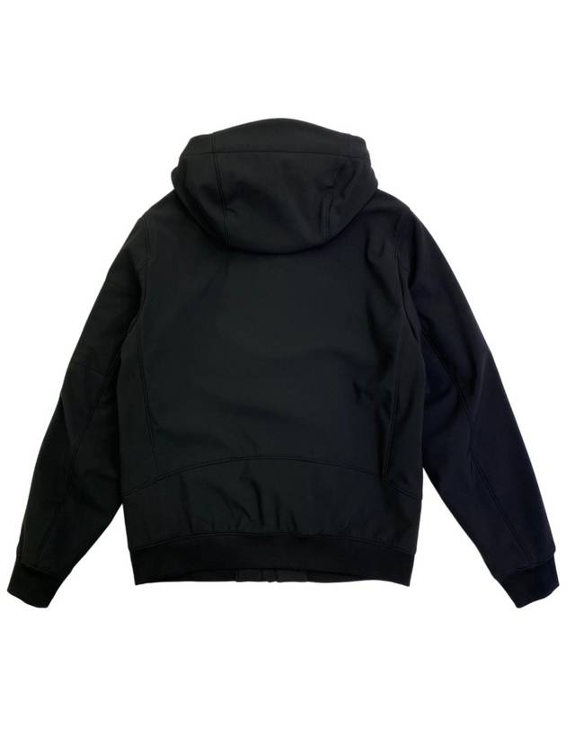 Lens Wappen Patch Zip Up Hoodie Black - CP COMPANY - BALAAN 6