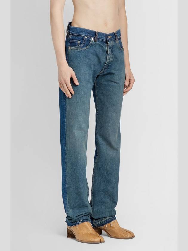 Back Stitch 7 Pocket Straight Jeans - MAISON MARGIELA - BALAAN.