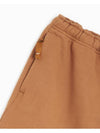 NRG Solo Swoosh Fleece Shorts Brown - NIKE - BALAAN 3