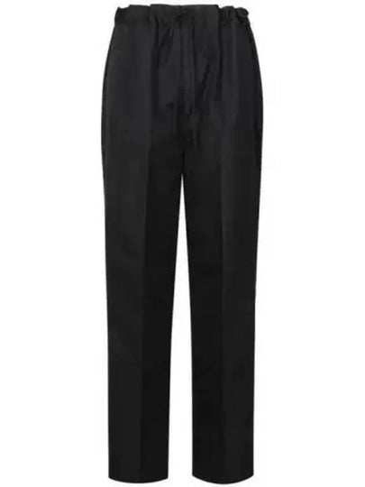 Signature Stitch Logo High Waist Wide Pants Black - MAISON MARGIELA - BALAAN 2