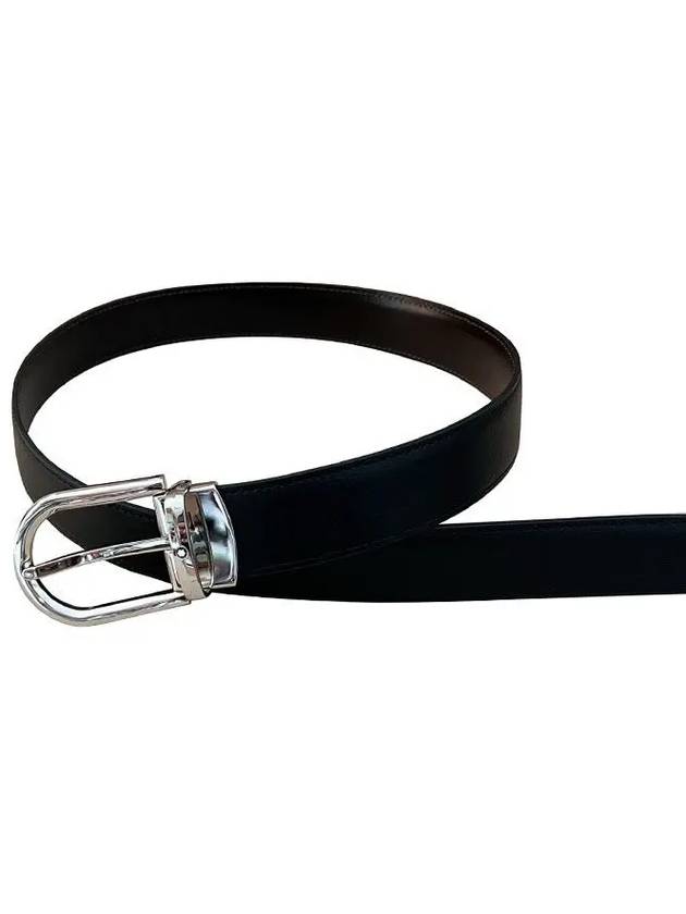 Pin Buckle Reversible Belt Black - MONTBLANC - BALAAN 5