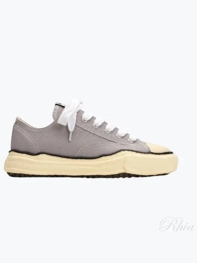 A09FW733 Gray Peterson VL OG Sole Canvas Low Top Sneakers - MIHARA YASUHIRO - BALAAN 1