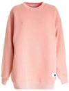 Logo Patch Oversized Fit Sweatshirt Salmon Pink - ACNE STUDIOS - BALAAN 2