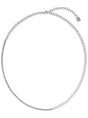 BB Tennis Pearl Necklace Silver - BE/GINS - BALAAN 1