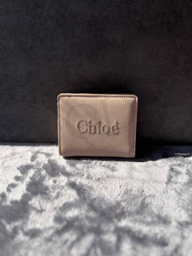 Sense Soft Leather Half Wallet Pink - CHLOE - BALAAN 7