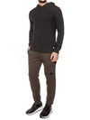 Heather Charcoal Wool HOODIE - CP COMPANY - BALAAN 5