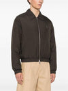 De Coeur Zip-Up Jacket Dark Coffee - AMI - BALAAN 5