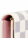 Louis Vuitton Rosalie Coin Purse Damier Azure Rose Ballerine Pink - LOUIS VUITTON - BALAAN 3